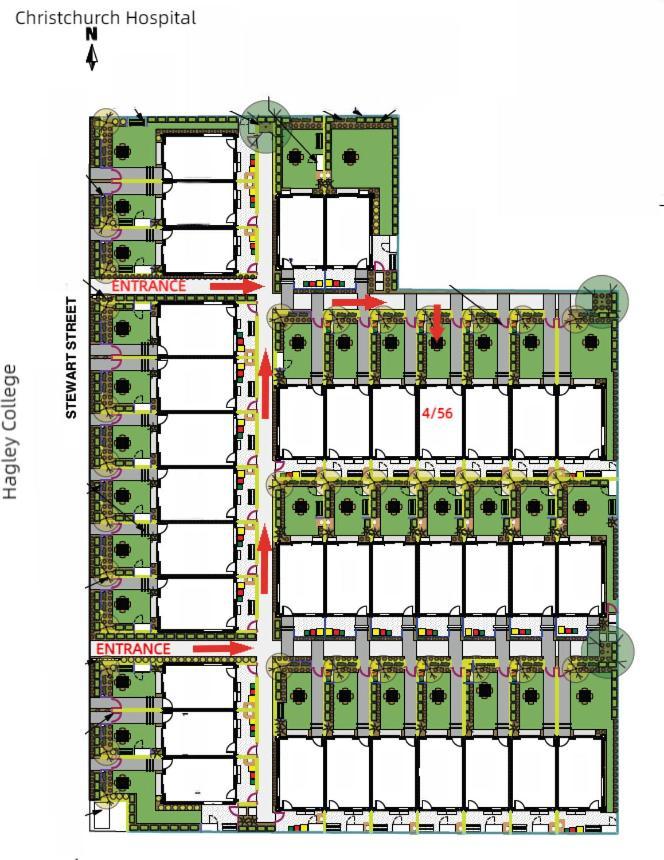 City Park Townhouse ไครสต์เชิร์ช ภายนอก รูปภาพ